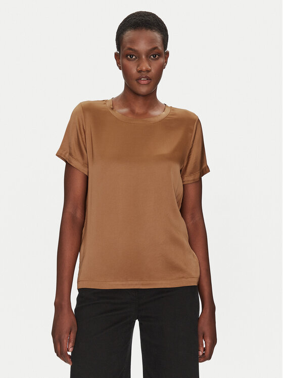 ViCOLO ViCOLO Halenka TD0007 Hnědá Relaxed Fit