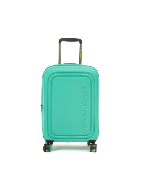 Mandarina Duck Rankinio bagažo lagaminas Logoduck + P10SZV34 Žalia Modivo.lt