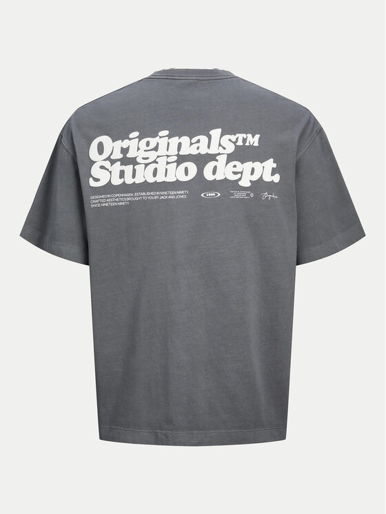 Jack&Jones Junior Jack&Jones Junior T-shirt Vermont Wash 12263188 Grigio Loose Fit