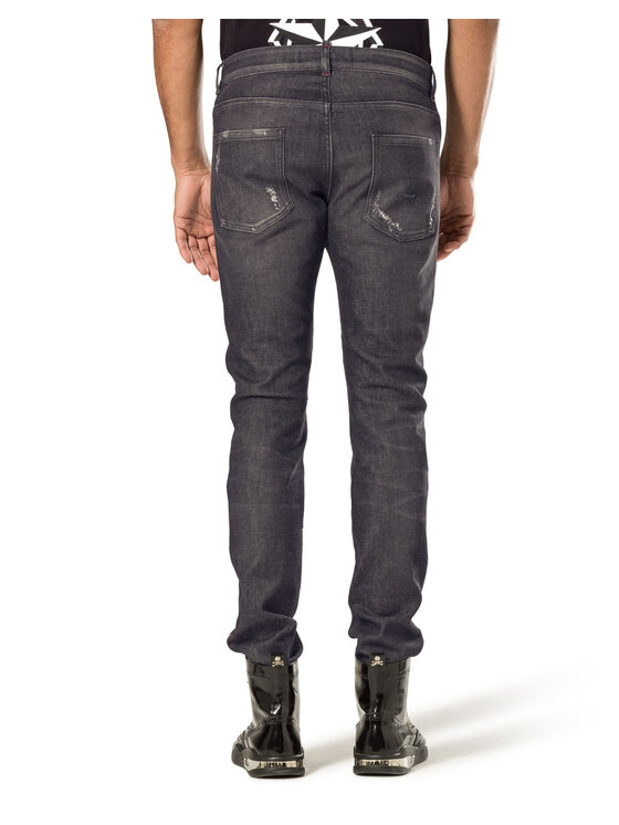 PHILIPP PLEIN PHILIPP PLEIN Pantaloni di tessuto 30790 Nero Straight Fit