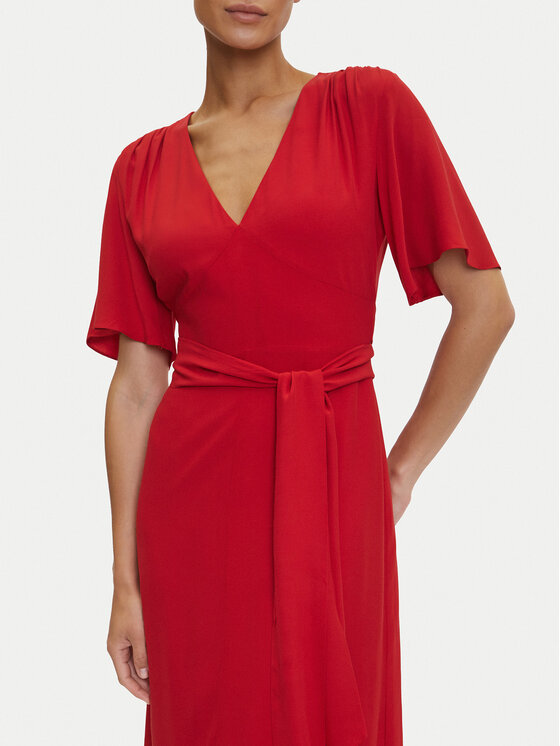 TATUUM Tatuum Sukienka koktajlowa Matsea T2508.194 Czerwony Regular Fit