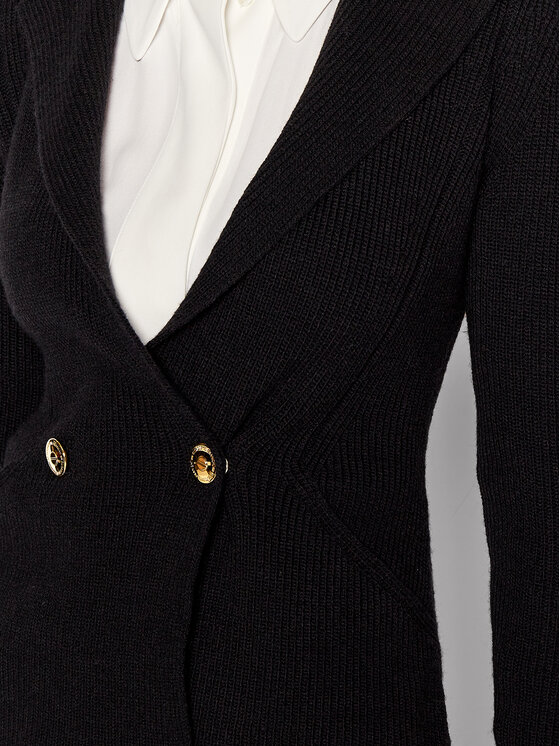 Cardigan MK-72Q-26E2 Nero Regular Fit