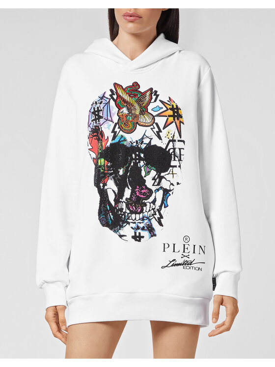 PHILIPP PLEIN PHILIPP PLEIN Felpa 663 Bianco Regular Fit