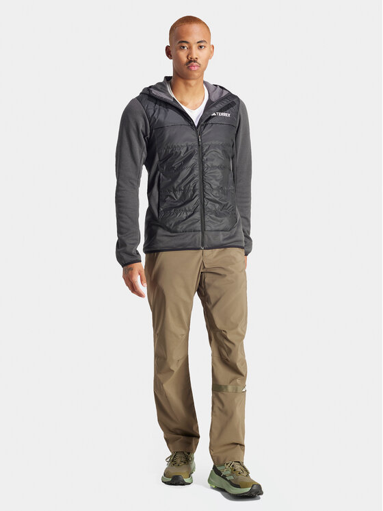 adidas adidas Outdoor яке Terrex Multi Hybrid IR7883 Черен Regular Fit