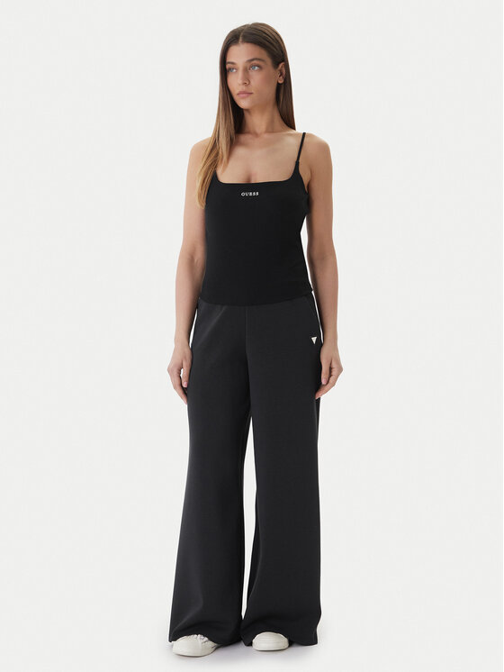 Guess Guess Top V6GP18 K3470 Crna Regular Fit