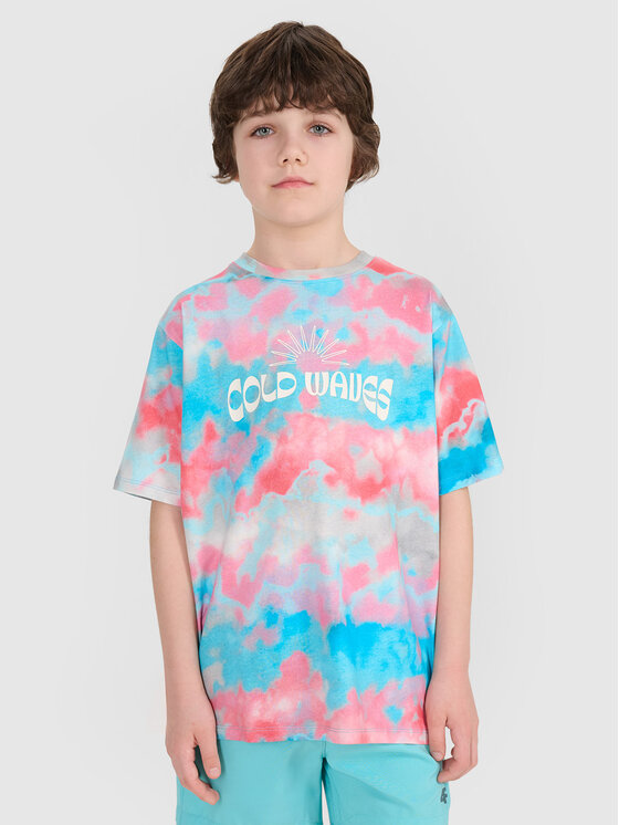 4F 4F T-Shirt VIBRANT WARMTH Kolorowy Oversize