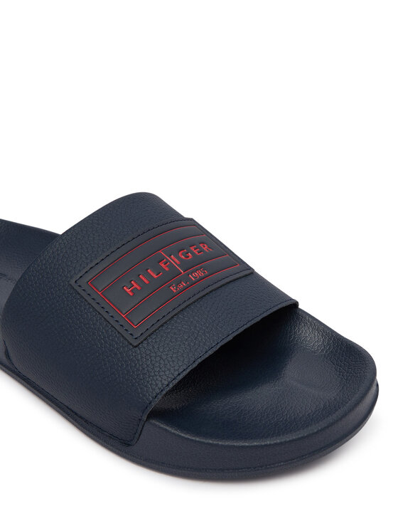 Tommy Hilfiger Tommy Hilfiger Plätud Patch Pool Slide FM0FM06008 Tumesinine
