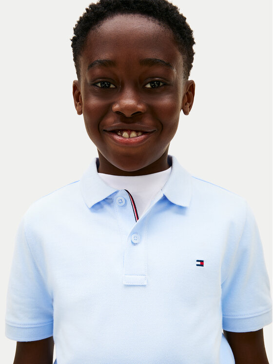 Tommy Hilfiger Tommy Hilfiger Polo marškinėliai KB0KB09103 Šviesiai mėlyna Regular Fit
