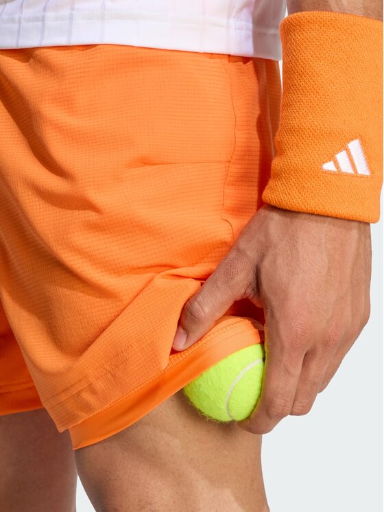 adidas adidas Szorty tenisowe Tennis Pomarańczowy Regular Fit