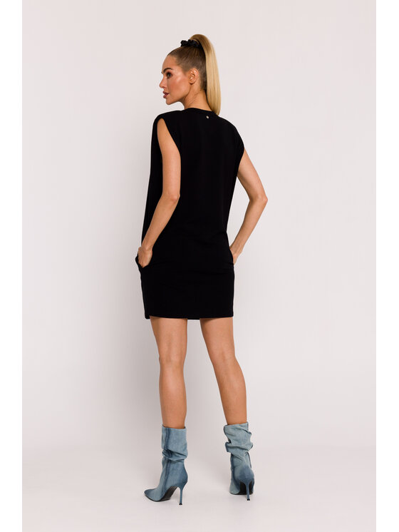 Made of Emotion Made of Emotion Letní šaty M789 Černá Generous Fit