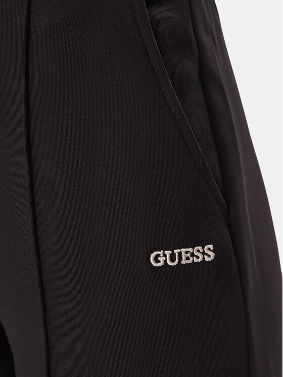 Guess Guess Spodnie dresowe V6BB18 K6353 Czarny Regular Fit