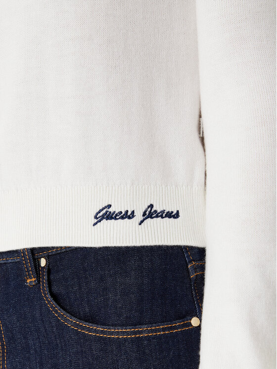 Guess Jeans Guess Jeans Кардиган W5YR32 Z3HO2 Екрю Regular Fit