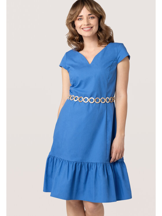 QUIOSQUE QUIOSQUE Každodenné šaty 4UB012 Modrá Regular Fit