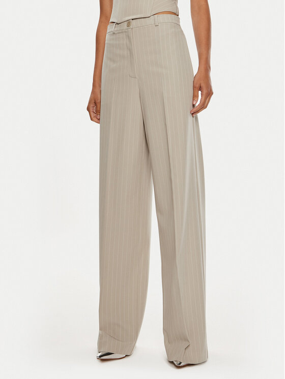 Patrizia Pepe Patrizia Pepe Pantaloni di tessuto 8P0615 A457 Grigio Regular Fit