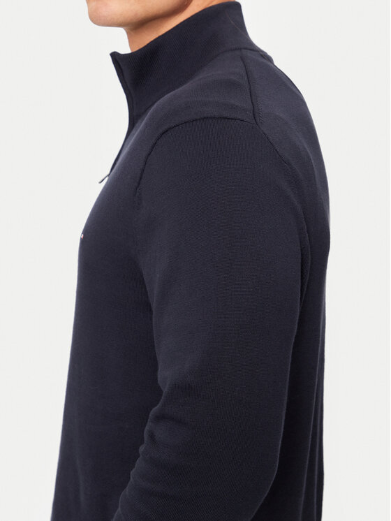 Tommy Hilfiger Tommy Hilfiger Džemper Essential MW0MW37331 Tamnoplava Regular Fit