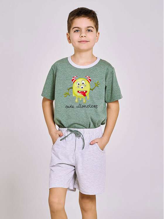 Piżama, rozmiar 122, Khaki, TA3202-01