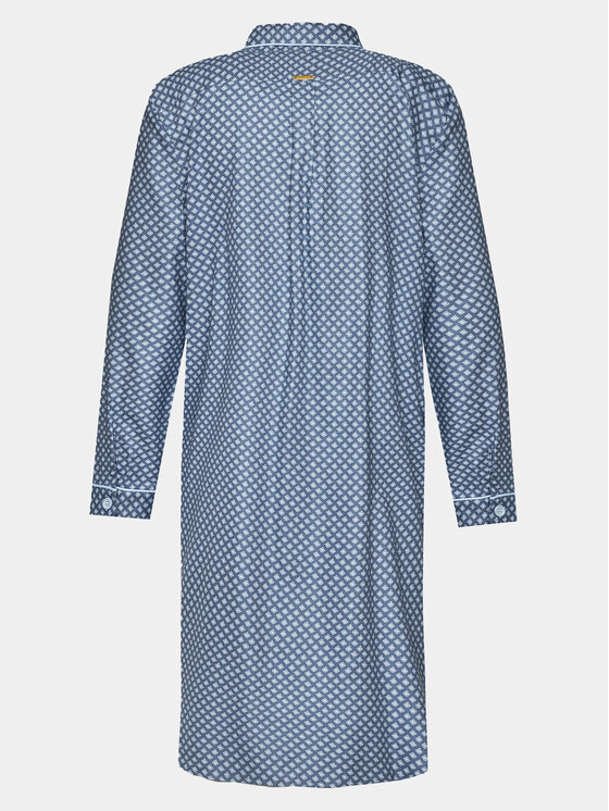 Selmark Selmark Camicia da notte Corba Tera P7363 Blu Regular Fit