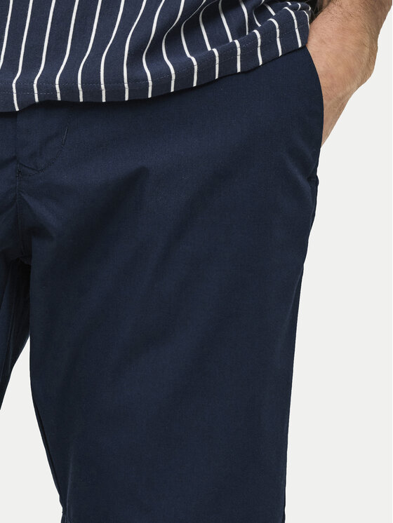 Only & Sons Only & Sons Pantaloncini di tessuto Skal 22034682 Blu scuro Slim Fit