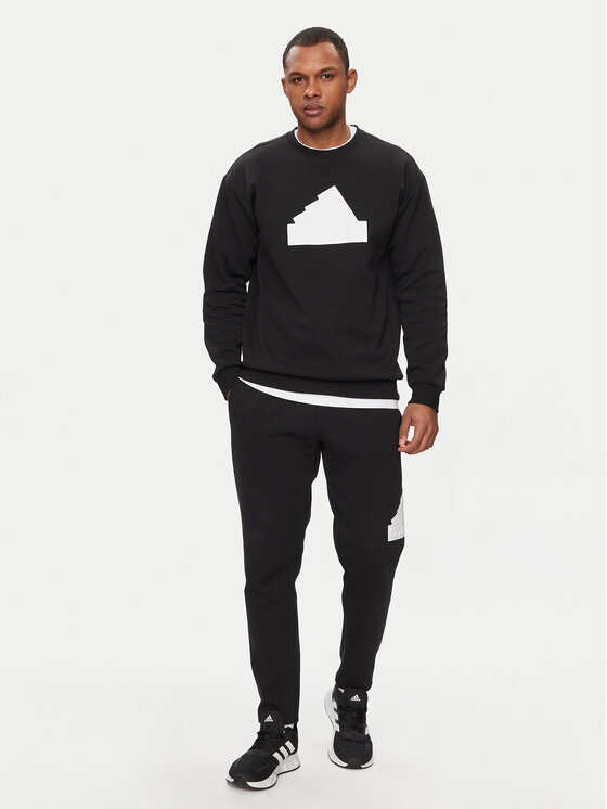 adidas adidas Majica dugih rukava Future Icons IN3319 Crna Relaxed Fit