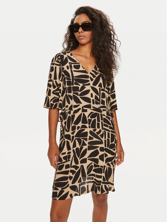 ONLY ONLY Kasdieninė suknelė Davina 15318837 Smėlio Regular Fit