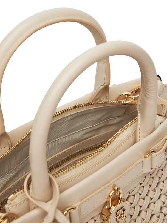 Tommy Hilfiger Tommy Hilfiger Käekott American Icon Mini Tote Le Wo AW0AW17395 Beež