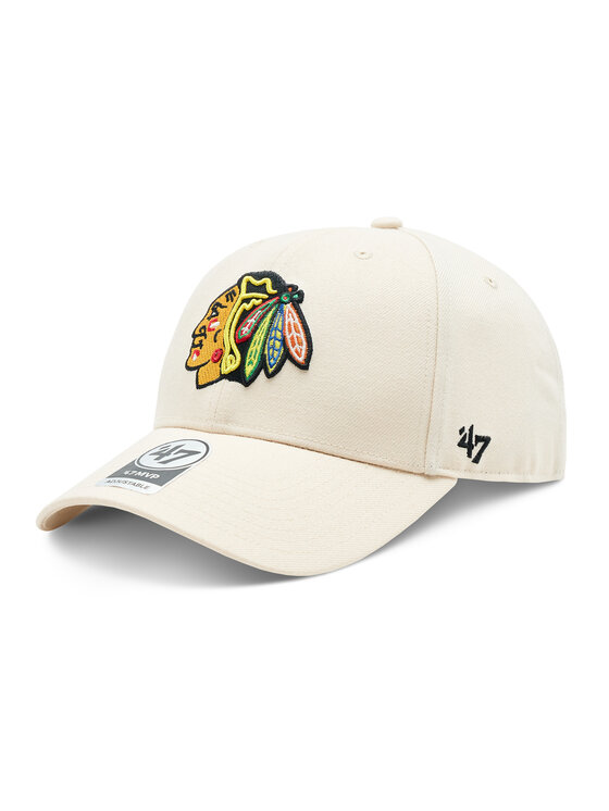 Șapcă 47 Brand NHL Chicago Blackhawks '47 MVP SNAPBACK H-MVPSP04WBP-NTB Bej