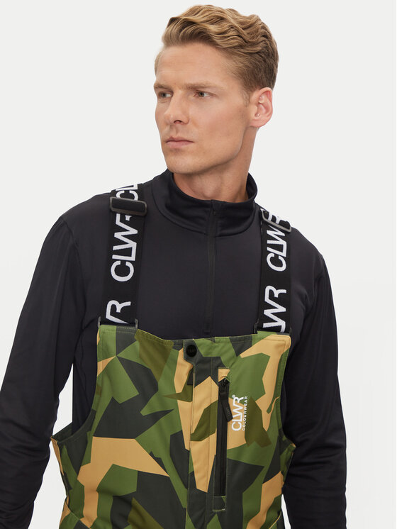 Colourwear Colourwear Spodnie snowboardowe 7010296C6700 Khaki Regular Fit