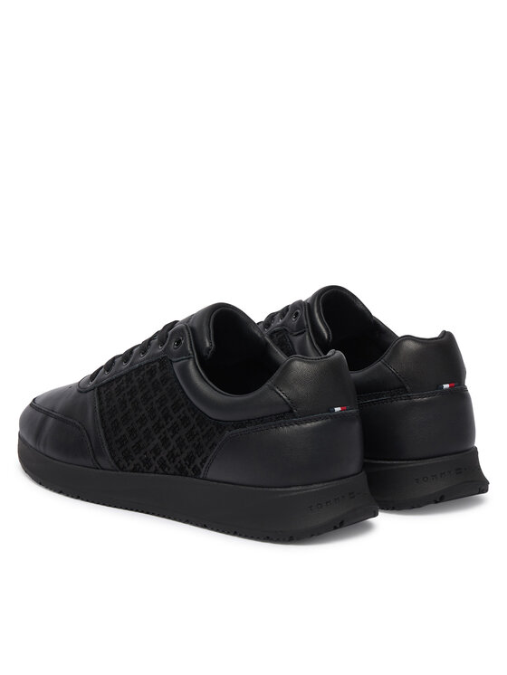 Tommy Hilfiger Tommy Hilfiger Sneakers Elevated Th Mono Mix Runner FM0FM06015 Schwarz