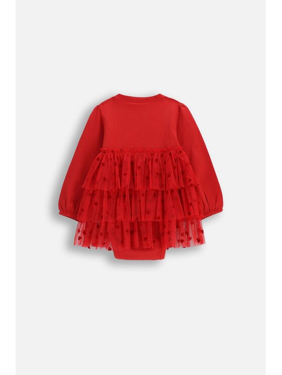 Coccodrillo Coccodrillo Sukienka ZC5129601EBG-009 Czerwony Regular Fit