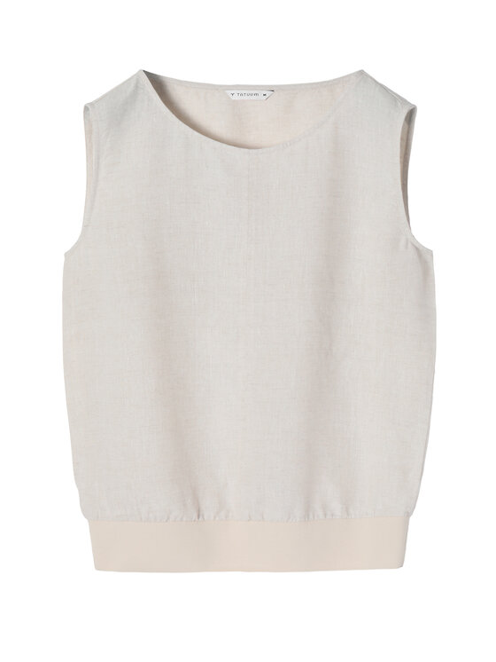 Tatuum Tatuum Majica Omalo T2309.051 Bež Regular Fit