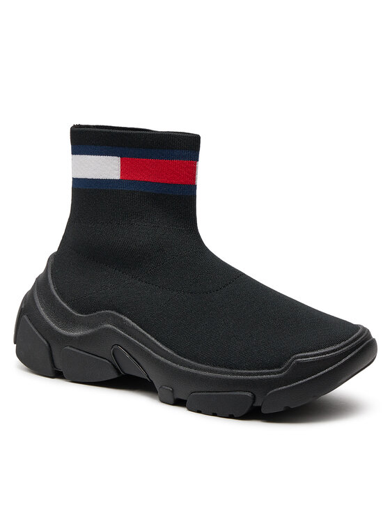 Tommy jeans sock boot hotsell