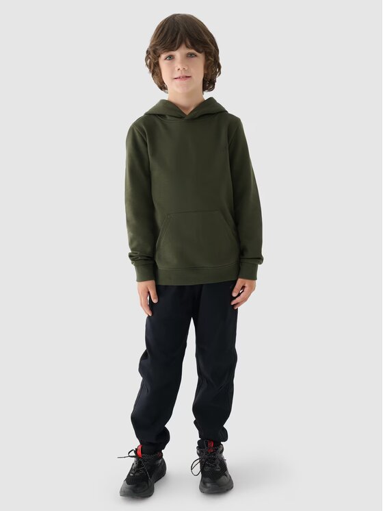 4F 4F Mikina 4FJWMM00TSWSM1292-43S Zelená Regular Fit
