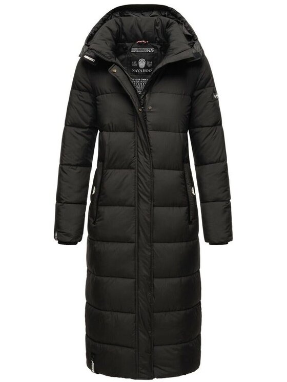 Navahoo Navahoo Kurtka zimowa Isalie Czarny Casual Fit