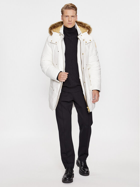 Moose Knuckles Moose Knuckles Geacă din puf Stag Lake Parka Écru Regular Fit