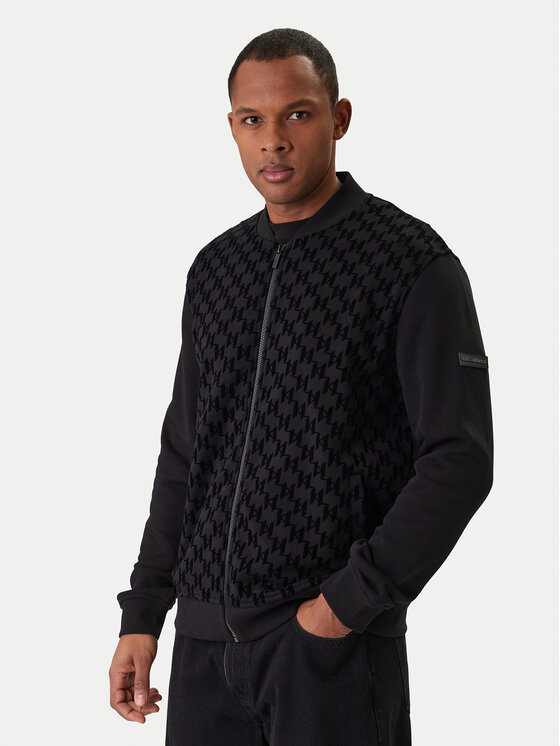 KARL LAGERFELD KARL LAGERFELD Світшот 705002 561910 Чорний Regular Fit