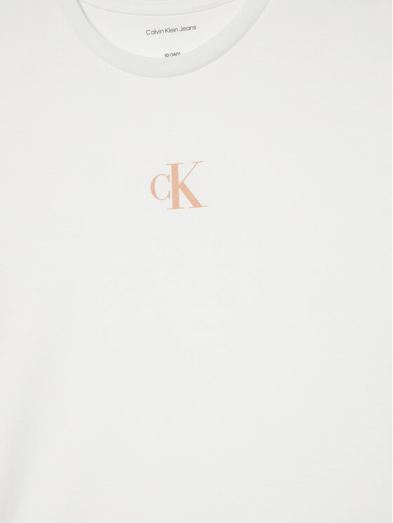 Calvin Klein Jeans Calvin Klein Jeans T-Shirt IG0IG02136 Λευκό Boxy Fit