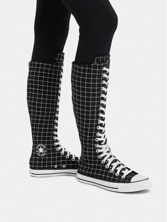 Converse Converse Modne superge Chuck Taylor All Star XXHi Plaid A13019C Črna