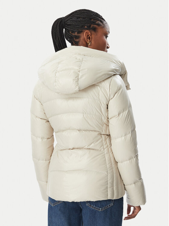 Hetregó Hetregó Pūkinė striukė Inari 8R624KF 26W004 Kreminė Slim Fit