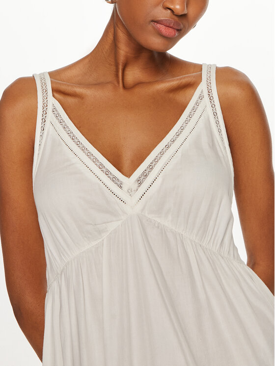 United Colors Of Benetton United Colors Of Benetton Sukienka letnia 4RMM5V01T Écru Regular Fit