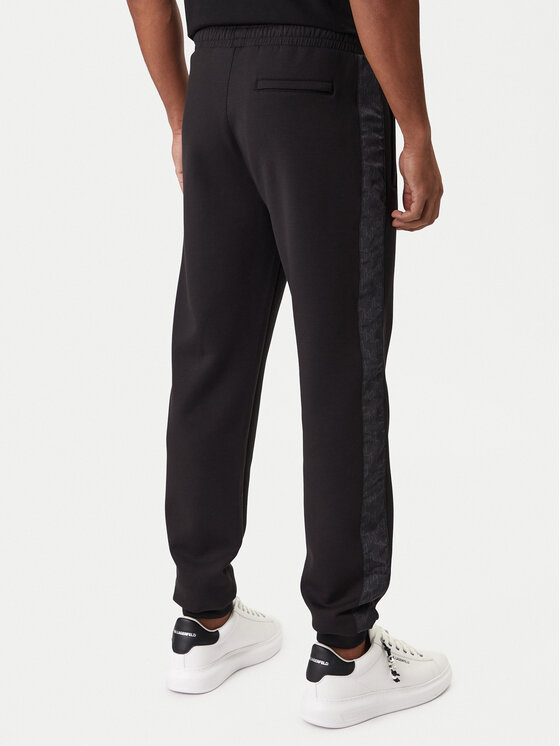 KARL LAGERFELD KARL LAGERFELD Долнище анцуг 705001 561902 Черен Regular Fit