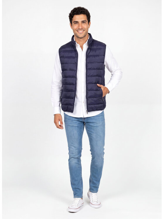 Pako Lorente Pako Lorente Kamizelka B000B-8X-002 Granatowy Regular Fit