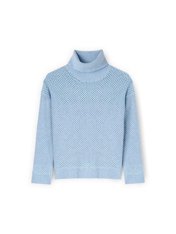 Motivi Motivi Sweter M527W003629N004 Turkusowy Regular Fit