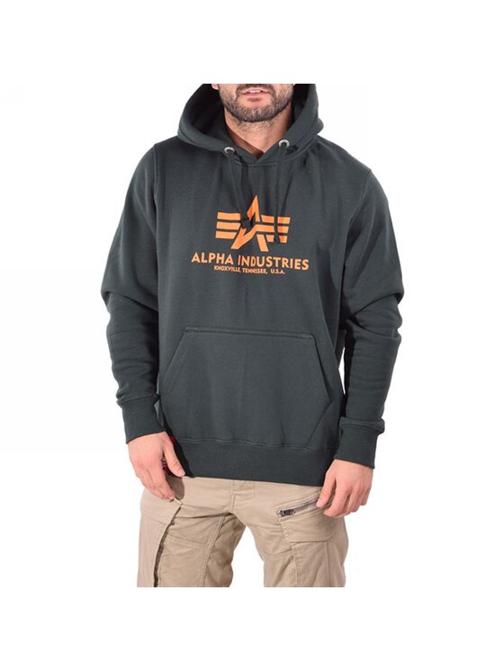 Alpha Industries Alpha Industries Mikina AI.178312-353-5XL Zelená Basic Fit