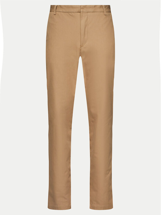 BOSS Boss Medžiaginės kelnės Kaito1_T 50487754 Smėlio Slim Fit