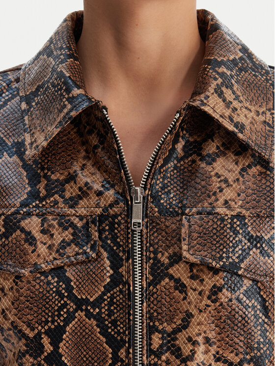 ONLY ONLY Giacca in similpelle Paris 15365492 Marrone Regular Fit