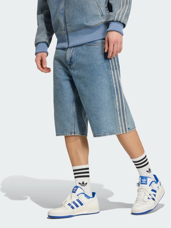 adidas adidas Pantaloncini di jeans Firebird Adicolo KS4975 Blu Regular Fit
