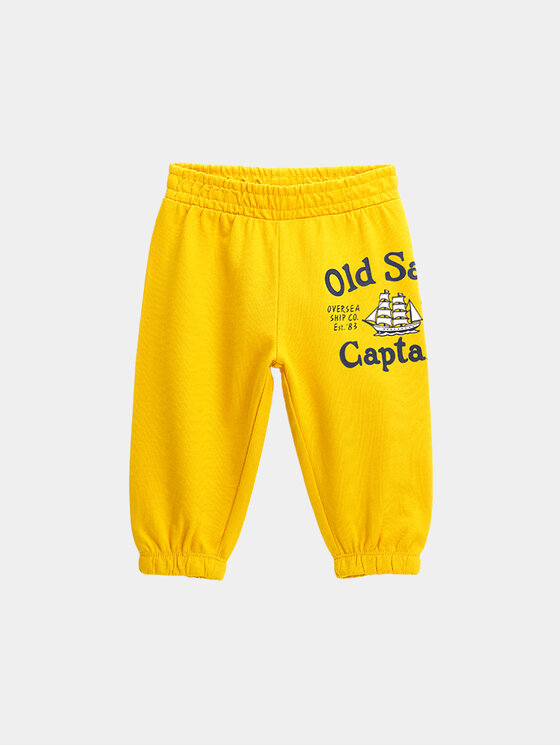 Original Marines Original Marines Долнище анцуг B626NMPDE Жълт Regular Fit