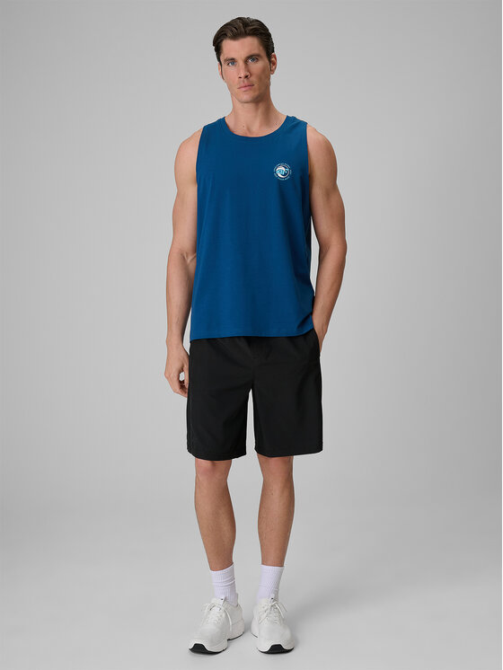 4F 4F Tank top SUMMER CODE Turkusowy Regular Fit