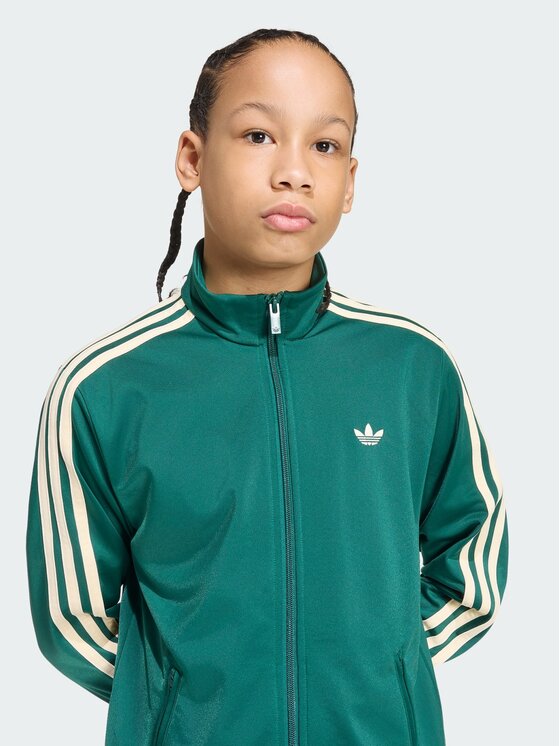 adidas adidas Μπλούζα Firebird Loose Track HZ6645 Πράσινο Regular Fit