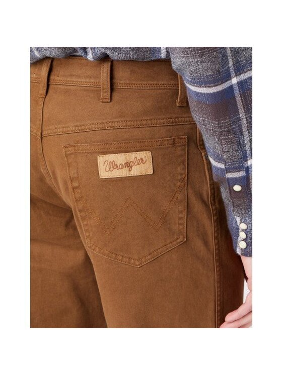 Wrangler Wrangler Jeansy TEXAS Brązowy Straight Fit
